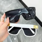 Женские солнцезащитные очки для вождения UV400, солнцезащитные очки большого размера с квадратной оправой и цепочными линзами, с защитой от ультрафиолета леопардовой расцветки, 2021