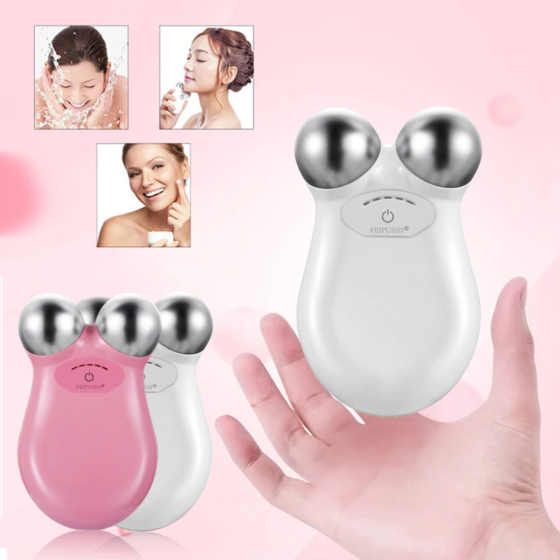 

Mini Microcurrent Face Lift Machine Skin Tightening Facial Wrinkle Remover Device Face Lifting Spa USB Charging Beauty Massager