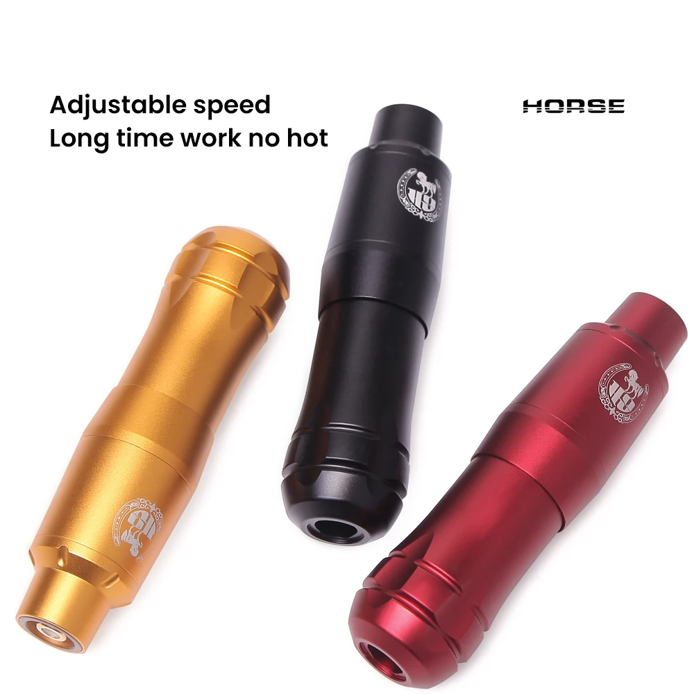 Новая тату ручка с лошадью вращающаяся машинка инструмент для татуировки набор