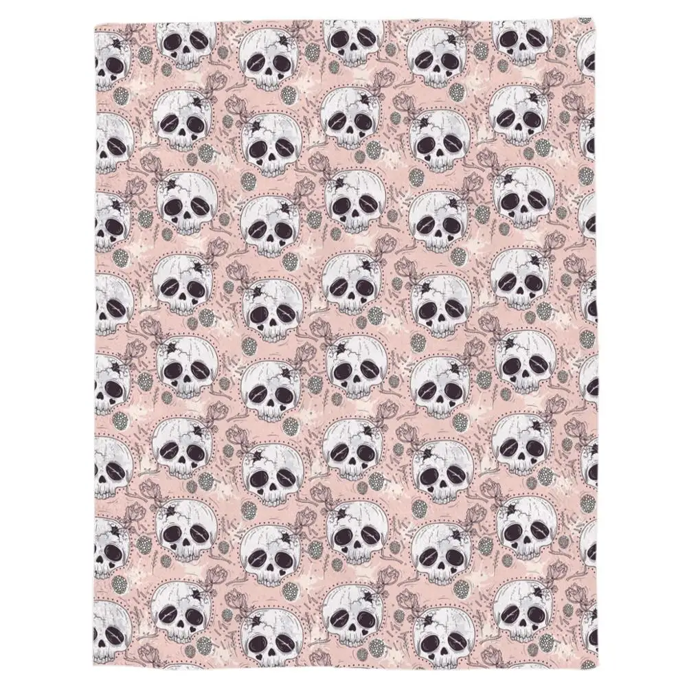 Покрывало с черепом для Хэллоуина традиционный мексиканский сахарный День