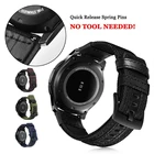Ремешок нейлоновый для Samsung Galaxy Watch 3 Active 2 Gear S3, сменный Браслет для Amazfit HUAWEI Watch GT2, 20 22 мм