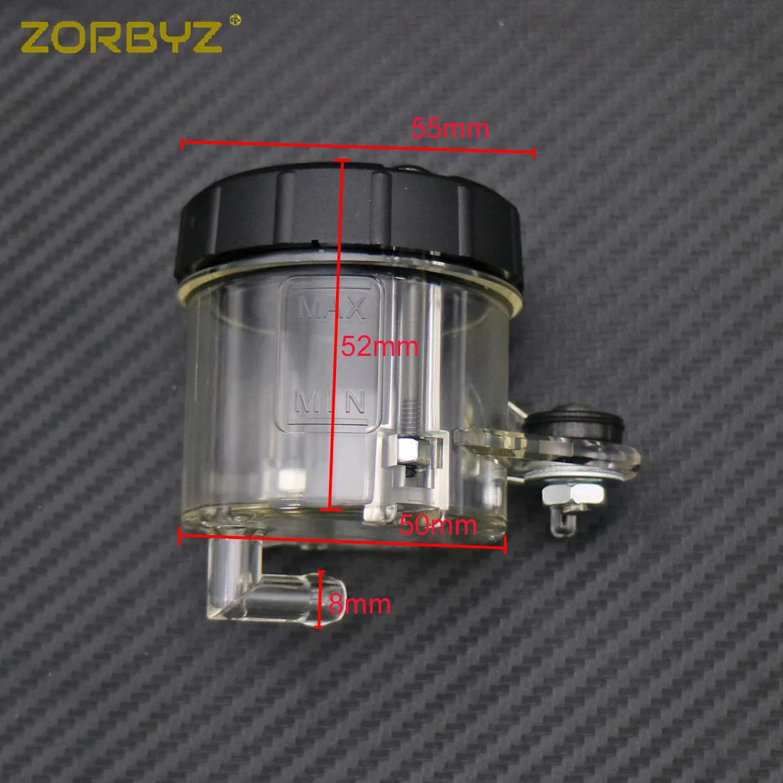 ZORBYZ мотоциклетный Прозрачный передний тормозной клатч Главный цилиндр жидкость