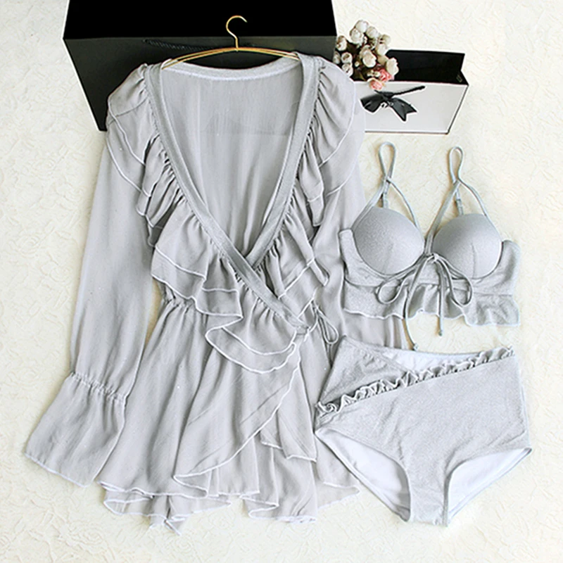 STAERK 2020 сексуальное серое бикини женский купальный костюм пуш-ап одежда для