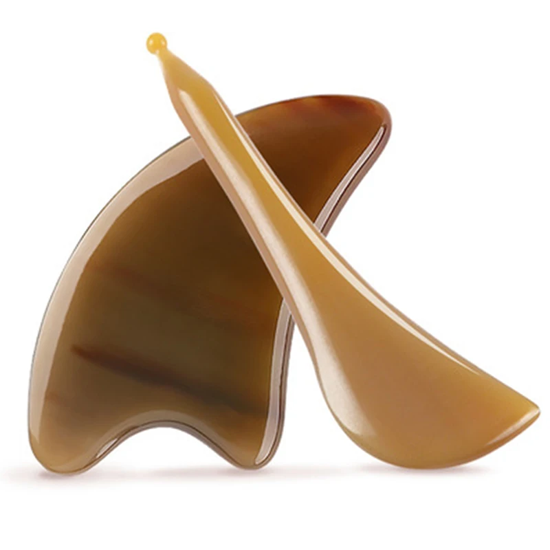 

Массажер для лица Guasha, устройство для акупунктурной терапии и расслабления тела, соскабливания глаз