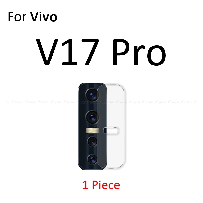 For V17 Pro Задняя крышка объектива камеры прозрачная защитная пленка из закаленного стекла для BBK vivo Y91C Y90 iQOO Pro 5G Neo 855 V11 V17 V15 Pro - Цвет: For V17 Pro