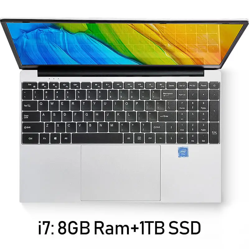 i7 AMOUDO 15,6 дюймовый процессор i7 8 Гб ОЗУ 512 ГБ SSD для опции двухдиапазонный wifi с 1920*1080P FHD ультратонкий ноутбук компьютер - Цвет: i7