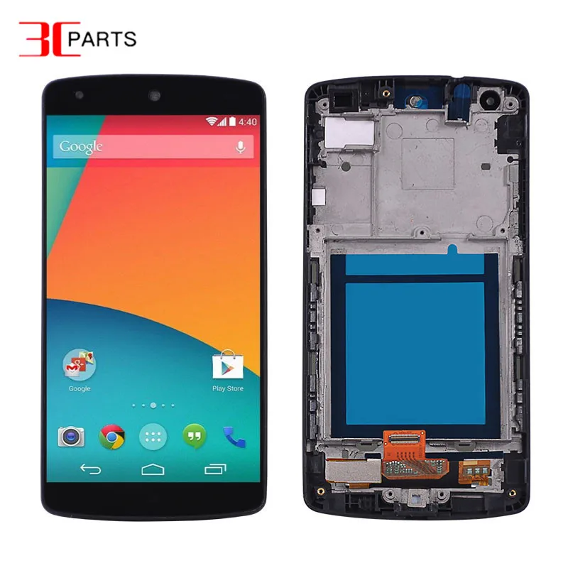 4 95 &quotдля LG Nexus 5 ЖК-дисплей кодирующий преобразователь сенсорного экрана в сборе