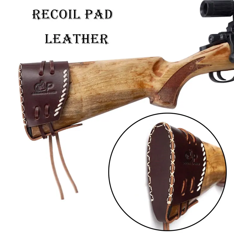 Охотничий винтовочный приклад для дробовика регулируемый кожаный наплечный