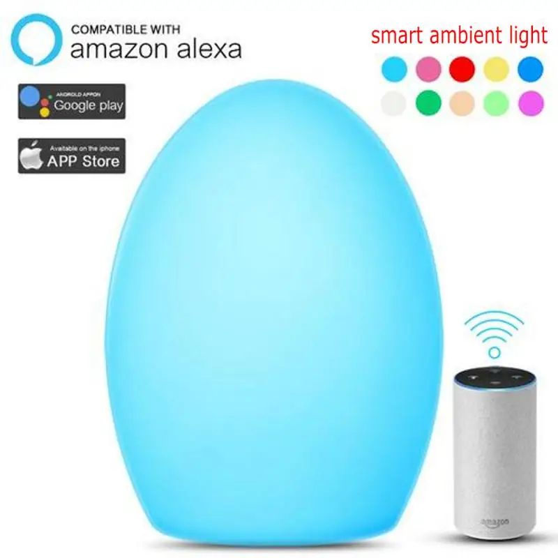 

Tuya WiFi 2.4Ghz Smart Light Touch For Color Change Voice Control Ambient Lamp Working With Alexa Google Home IFTTT Smart Home