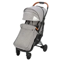 lightweight baby stroller portable travel baby carriage infant trolley foldable pram comes with winter footmuff