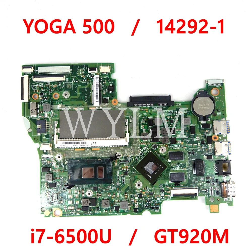 

14292-1 i7-6500U CPU GT920M Mainboard For LENOVO FLEX 3-1480 YOGA 500-15ISK FRU:5B20K37637 Laptop Motherboard tested 100%