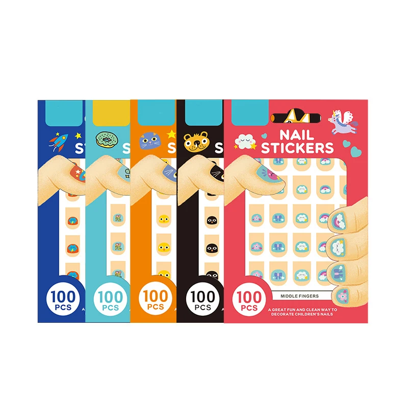 4 листа/набор универсальные наклейки для ногтей в виде животных | Игрушки и хобби