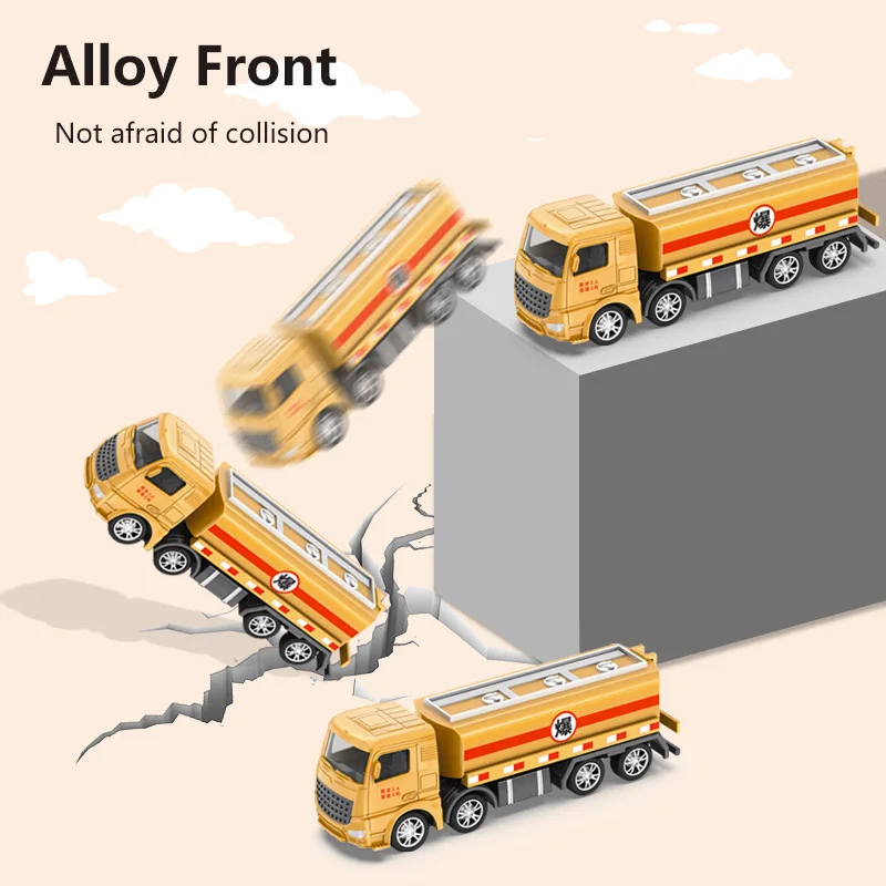 Инженерная машинка из сплава грузовик игрушки для мальчиков рождественские