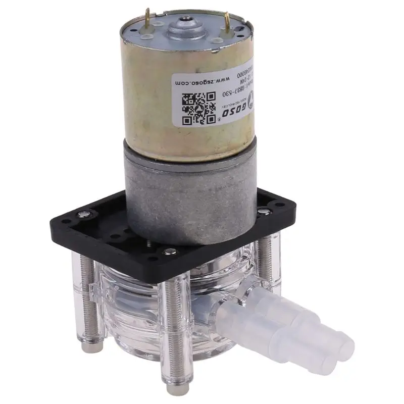

DC 12/24V Peristaltic Pump Large Flow Dosing Pump Vacuum Aquarium Lab Analytical