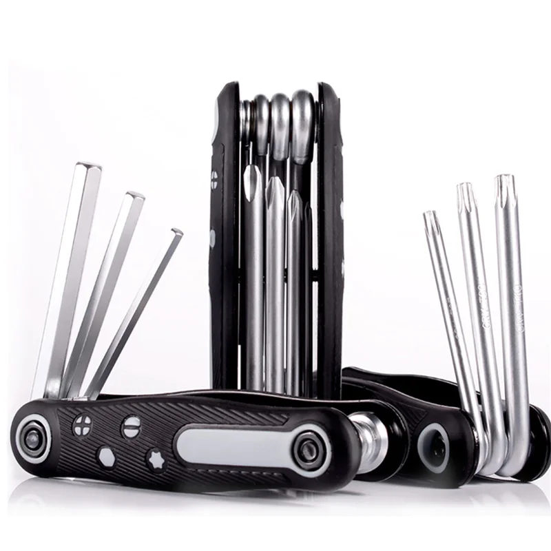 

IROVNE Hex Wrench 8Pcs Folding Portable Allen Key Set Precision Torx Phillips Screwdriver Bit Set Hexagon Spanner Hand Tools