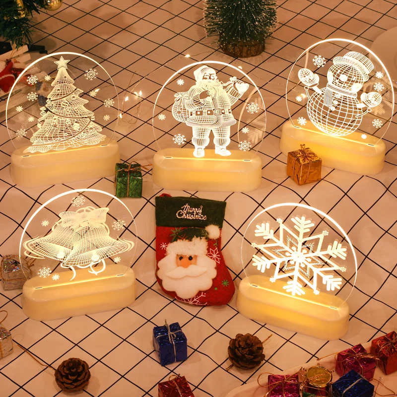 

Christmas Lights Garland Merry Christmas Decorations for Home Navidad Noel 2021 Christmas Ornaments Xmas Decor New Year 2022