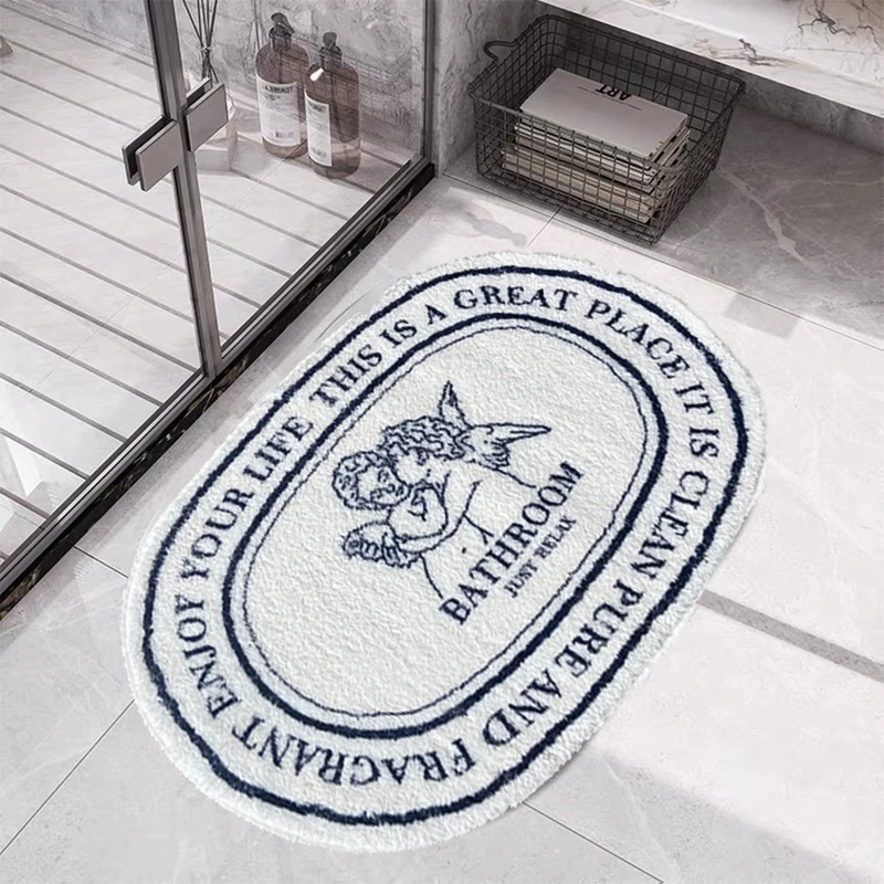 

Скандинавский маленький простой имитационный кашемировый ковер, коврики для ванной комнаты, коврики для гостиной, дверные коврики, утолщен...