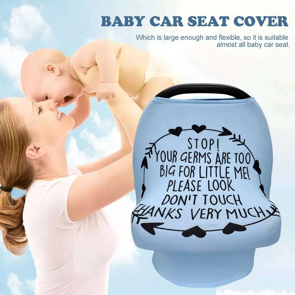 Multifunctional Breastfeeding Towel With Warning Safety Seat Sun Visor Windshield Baby Stroller Cover Breast | Мать и ребенок