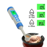 3 in 1 salinometer salinity tester waterproof foods salt meter high precision salt concentration meter for food