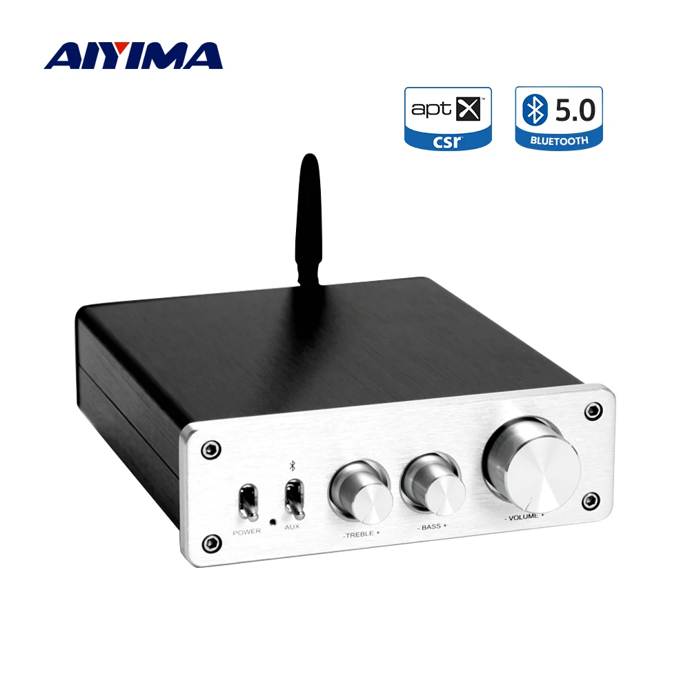 Усилитель мощности AIYIMA TPA3255 Bluetooth 5 0 325Wx2 QCC3034 APTX стерео аудио усилитель звуковой