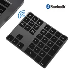 Bluetooth беспроводная цифровая клавиатура из алюминиевого сплава, перезаряжаемые мини-клавиатуры с 34 клавишами для Windows, Mac, OS, Android, ноутбуков и ПК