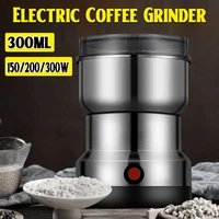 electric coffee grinder kitchen cereal nuts beans spices grains grinder machine multifunctional home coffee grinder eu plug 220v