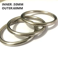 metal round ring circle buckle for diy belt strap accessories clothing shoes handmade bag 50mm thick