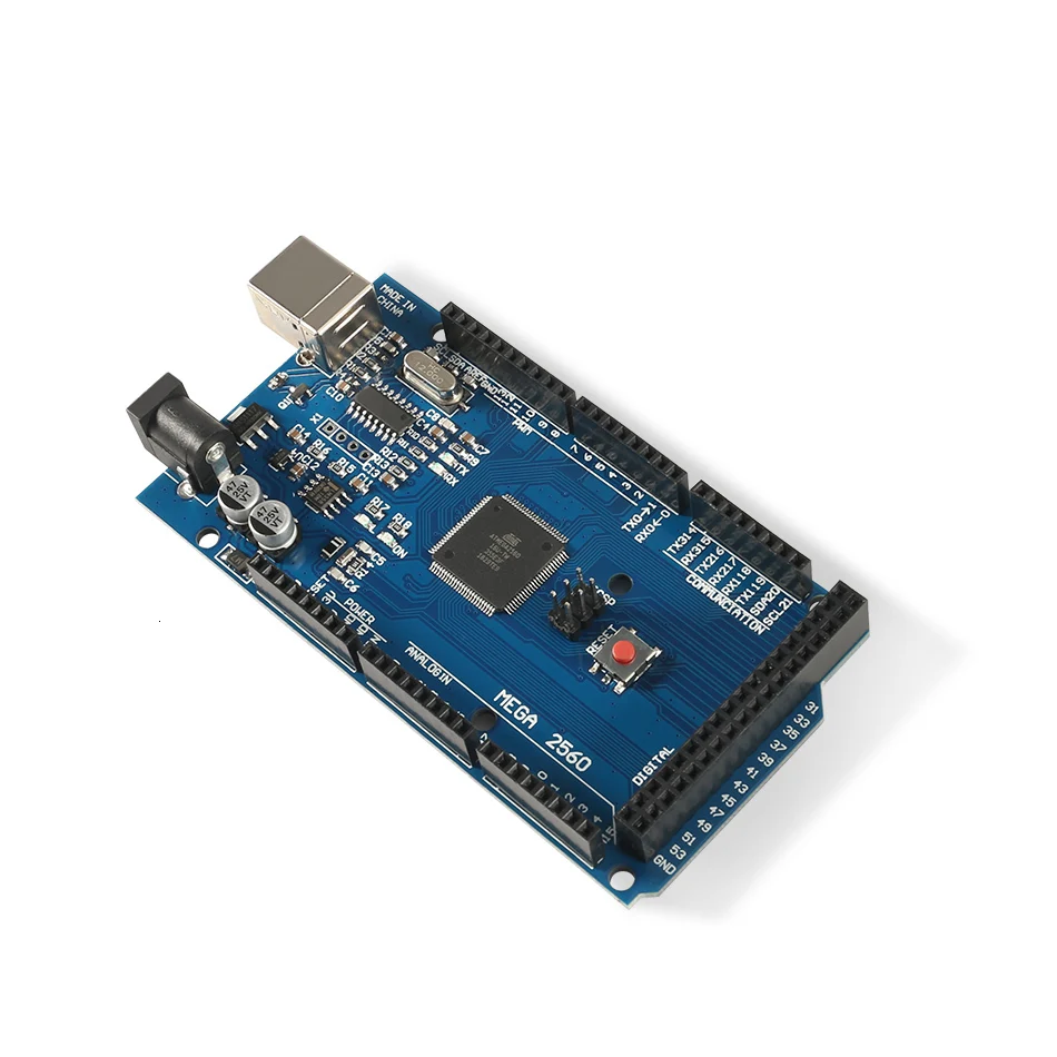 Плата Mega 2560 R3 Mega2560 Rev3 для Arduino (Φ Ch340 Ch340g) с совместимым Usb кабелем|Аксессуары
