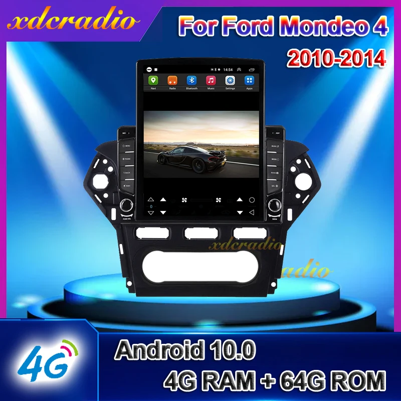 Xdcradio 10 4 &quotTesla Style вертикальный экран Android 0 для Ford Mondeo Автомагнитола Авто DVD