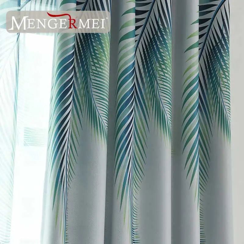 MENGERMEI роскошный затемненный занавес s для гостиной столовой спальни затемненные
