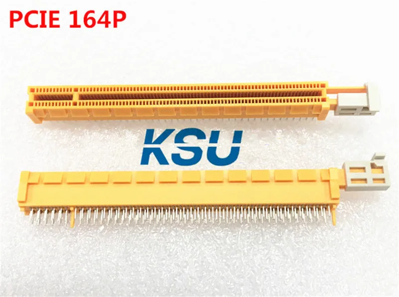 PCI-E PCI Express 16X 3 0 164Pin материнская плата ремонт сменный слот желтая карта для