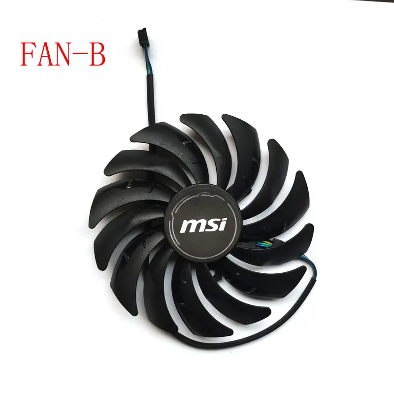 2 шт. 95 мм PLD10010S12HH 4-контактный DC 12 В RTX3060 GPU видеокарты вентиляторы подходит для MSI RTX