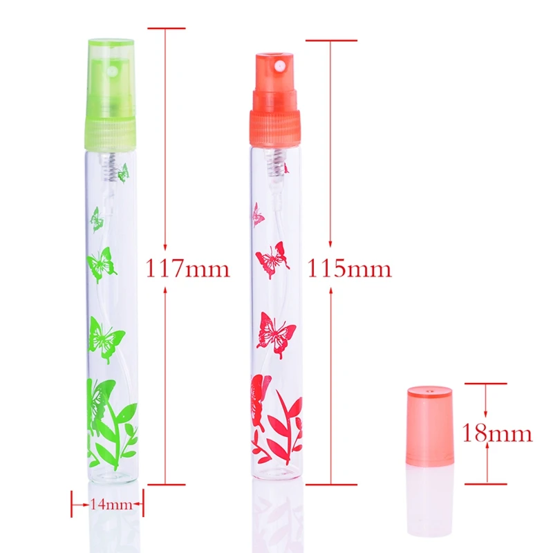 MUB - 6 шт./лот 10 мл Портативный Стеклянный мини-пульверизатор бутылка многоразовый