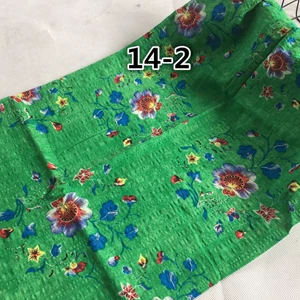14-2 Тонкая летняя рубашка, материал: Цветочный лен, хлопок, креп, ткань 100*145 см - Цвет: 14-2