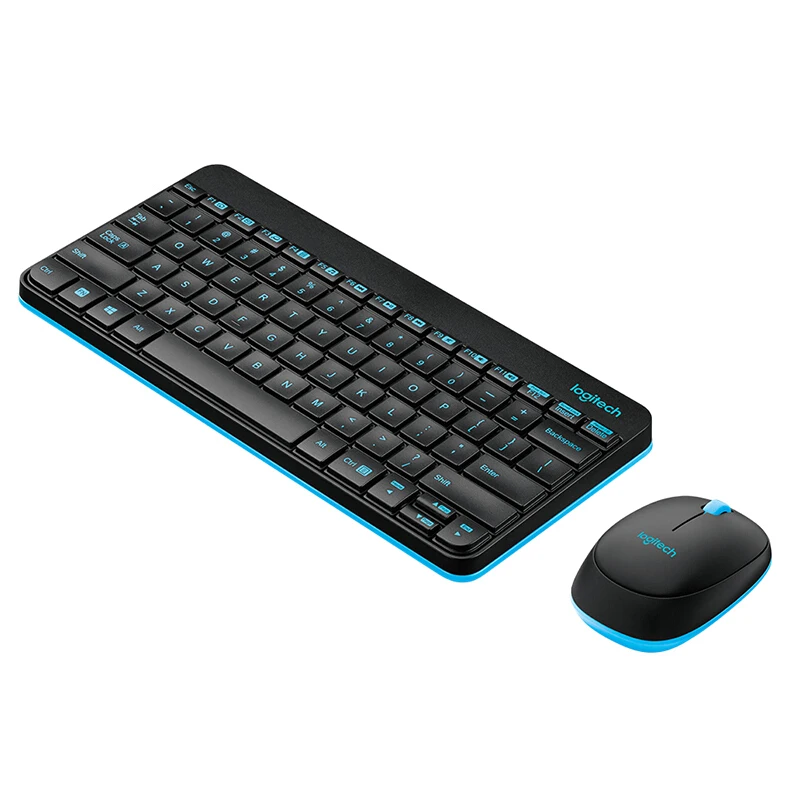Оригинальный комплект Logitech MK245 с беспроводной клавиатурой и мышью для офисных