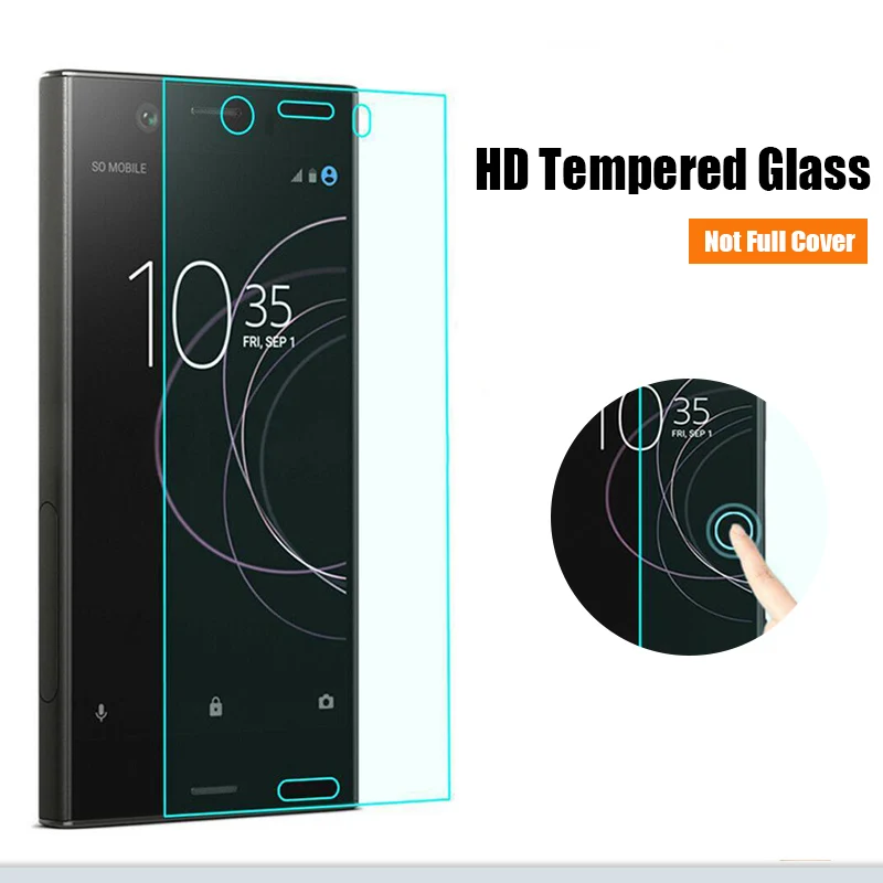 Защитное стекло закаленное для Sony Z R1 Plus T2 Ultra T3 9H M M2 M4 Aqua M5 HD|Защитные стёкла и