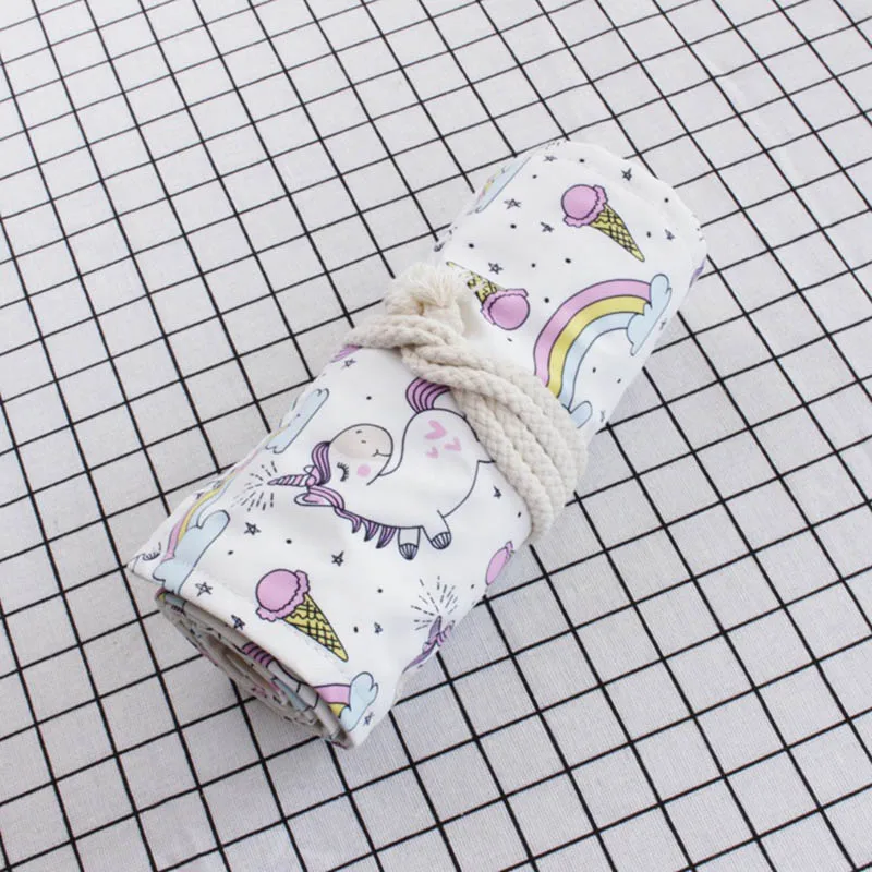 Милый чехол для школьного карандаша с единорогом милым котом большой пенал