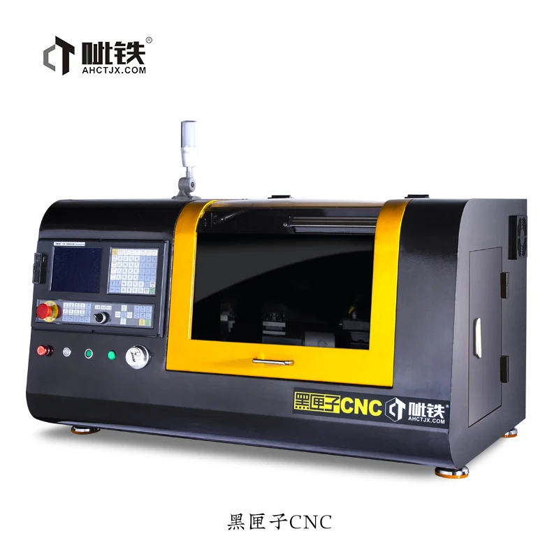 Маленький обучающий токарный станок с ЧПУ и цифровым управлением маленький