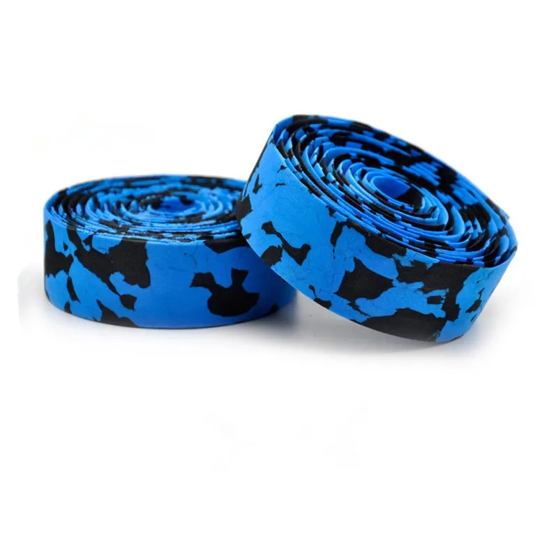 Велосипедный руль с изгибами дорожного автомобиля резиновым рулем нескользящим