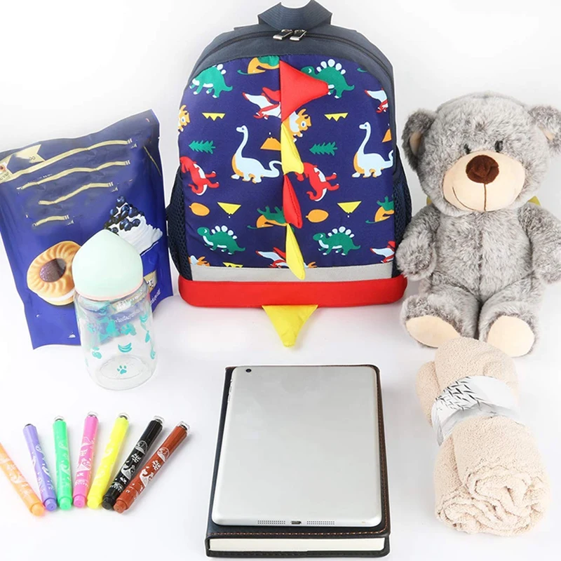 Рюкзак для детей ясельного возраста рюкзак мальчиков дошкольного с ремнем синий