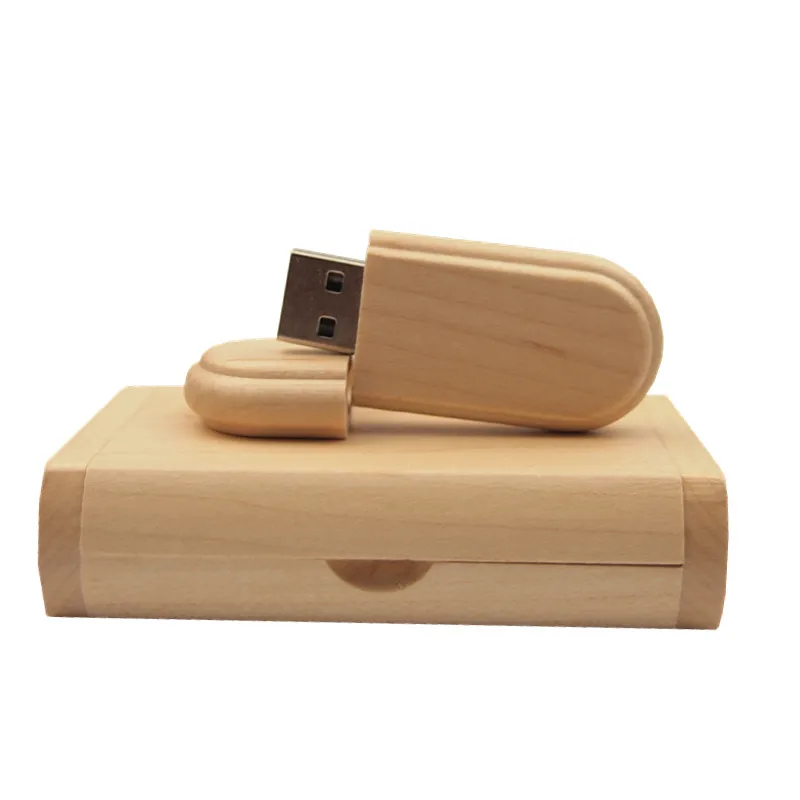 Деревянный Usb флэш накопитель 2 0 + коробка Флешка 4 ГБ 8 16 32 более 10 шт. бесплатный