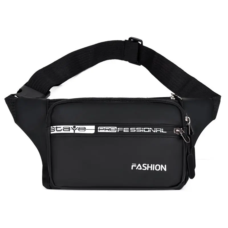 

Unisex Waist Pack Solid Color Fashion Chest Bag Nylon Waterproof Phone Pouch Men Fanny Pack Travel Shoulder Pouch Crossbody Bags