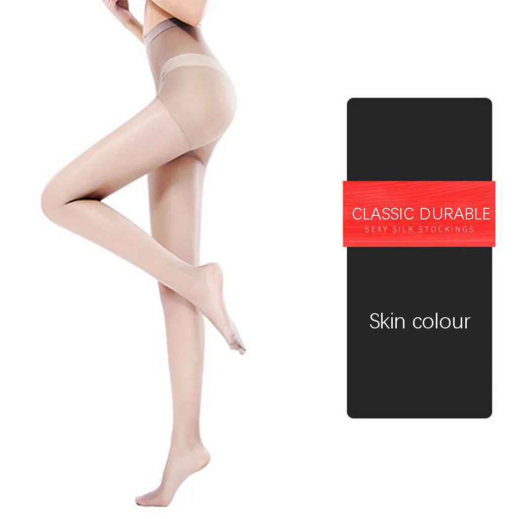

Women's Flexible Breakable Stockings 15d Translucent Invisiblem Multi-Color Durable AntiTangle Silk Stockings