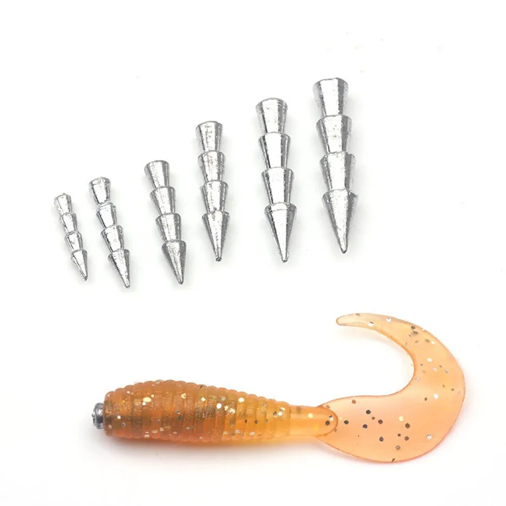 

10pcs Wifreo Tungsten Nail Pin Weight Sinker Soft Bait Insert Weights 0.3g / 0.45g / 0.9g / 1.3g / 1.8g / 2.1g / For Worms
