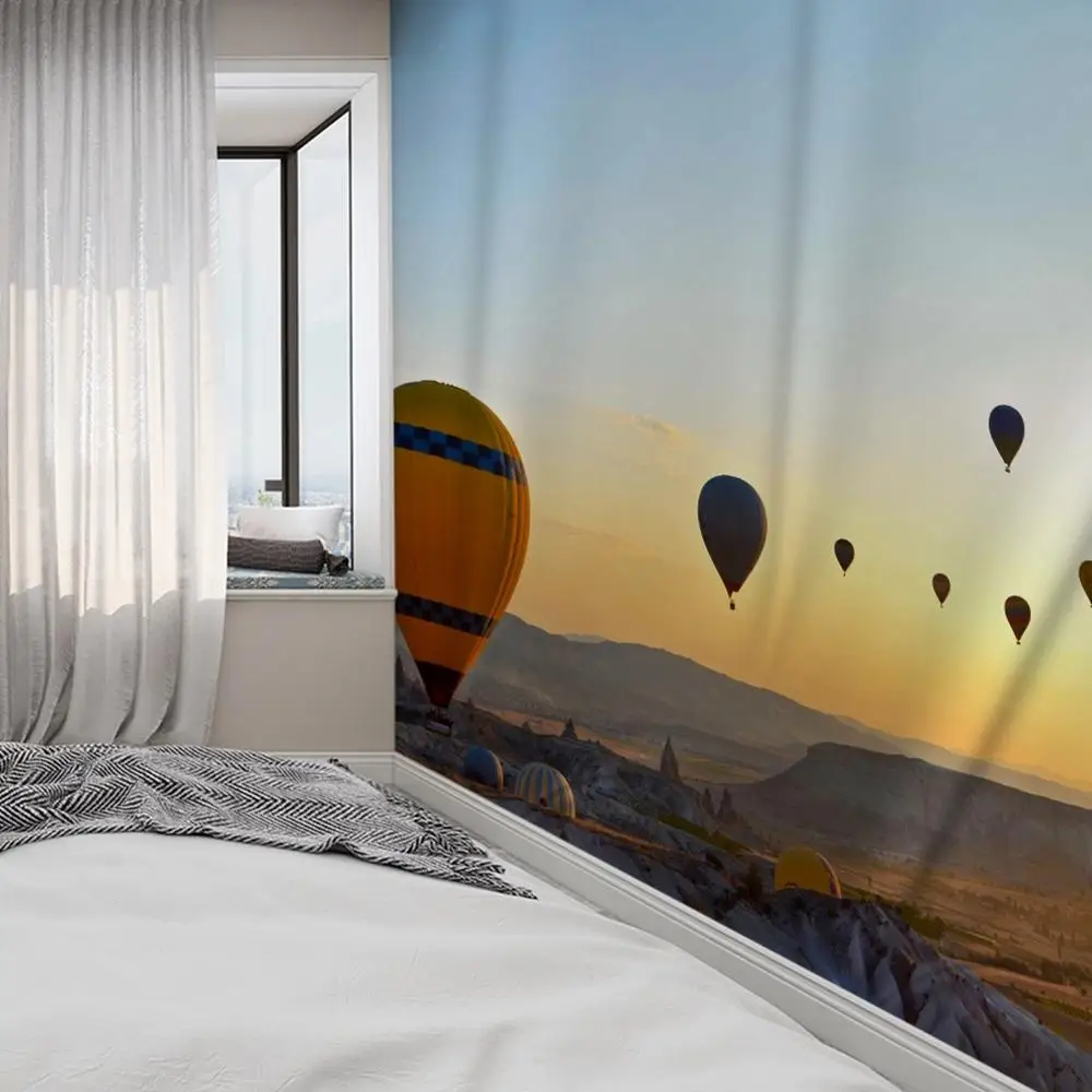 

Hot Air Balloon Animal Marine Natural Forest Mandala Wall Hanging Bedroom Travel Camping Psychedelic Tablecloth 4 Sizes