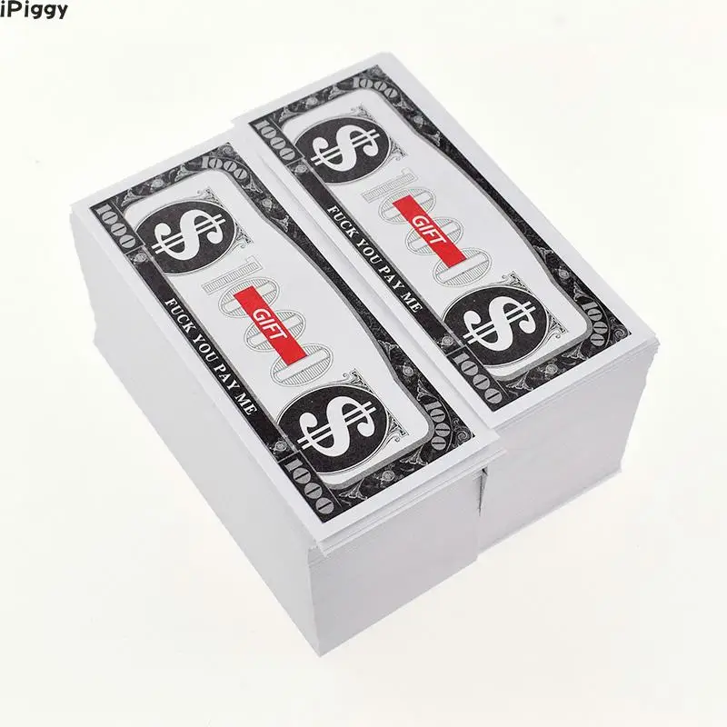 100 шт деньги только для денег водяной пистолет игрушка бумага | Игрушки и хобби