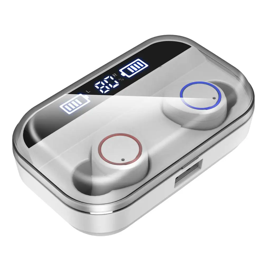 

InEar Wireless Earbud TWS X6 Bluetooth BT Sports Waterproof Mobile Power Smart In-ear Earphones 3000MAh