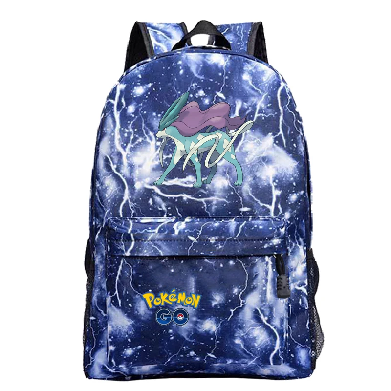 C5 Mochila Pokemon рюкзаки для школы подростков девочек Sac Dos Аниме Пикачу сумка plecak ноутбук унисекс мультфильм Backbag 41-44 - Color: C5