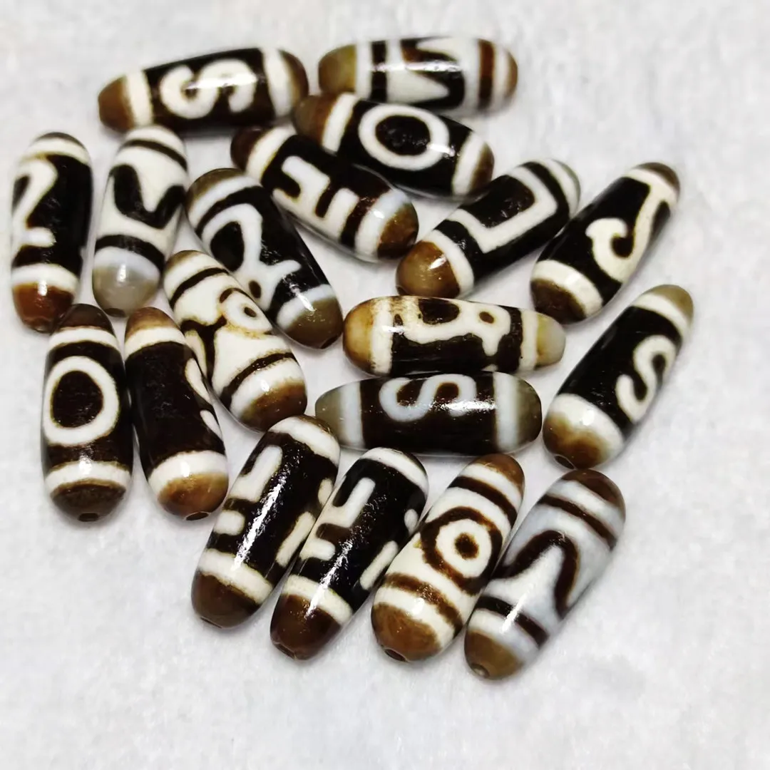 10 шт./лот тибетские Многослойные тотемные выветренные кожаные каплевидные