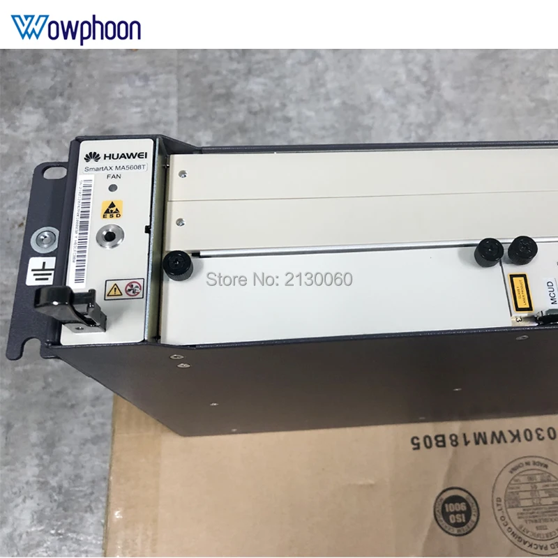 Huawei MA5608T GPON OLT с 1* MCUD 1G+ 1* MPWC DC плата питания, MA5608T Оптический линейный терминал